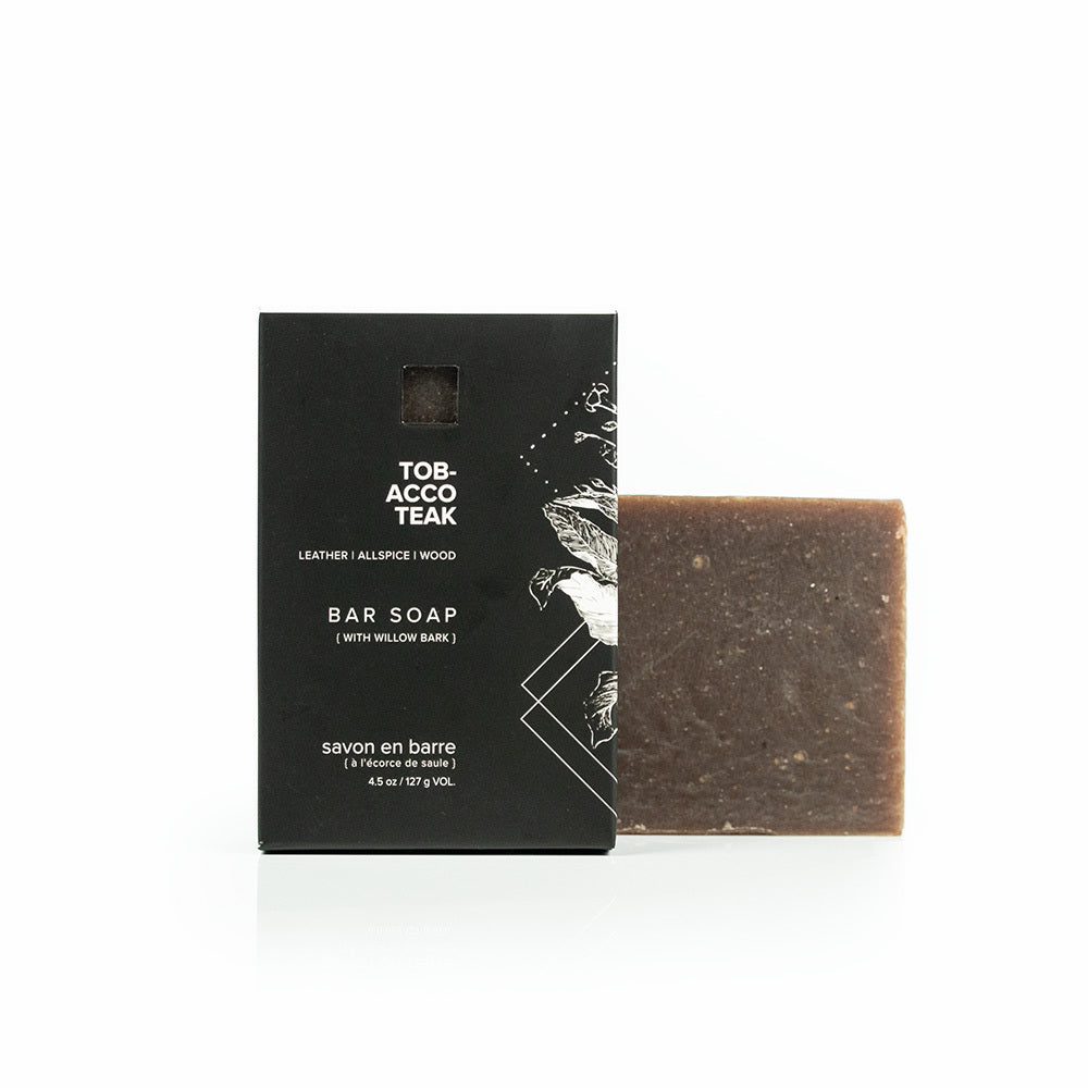 tobacco and leather soap Tobacco Teak Bar Soap