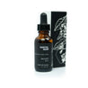1oz Santal Noir Beard Oil on white background. 