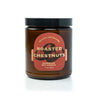 9oz Roasted Chestnuts Soy Candle on white background.