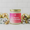 9oz 'Go Shawty It's Ya Birthday' Soy Candle next to small decorative disco balls. 