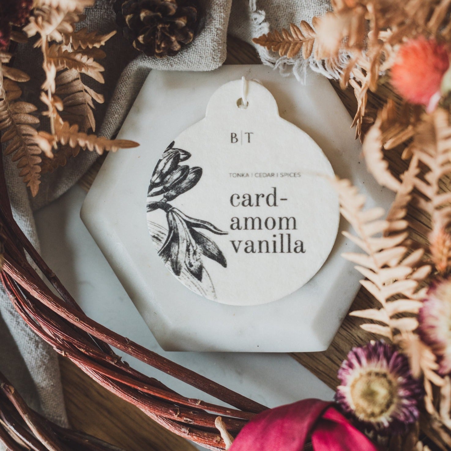 Cardamom Vanilla Car Freshener
