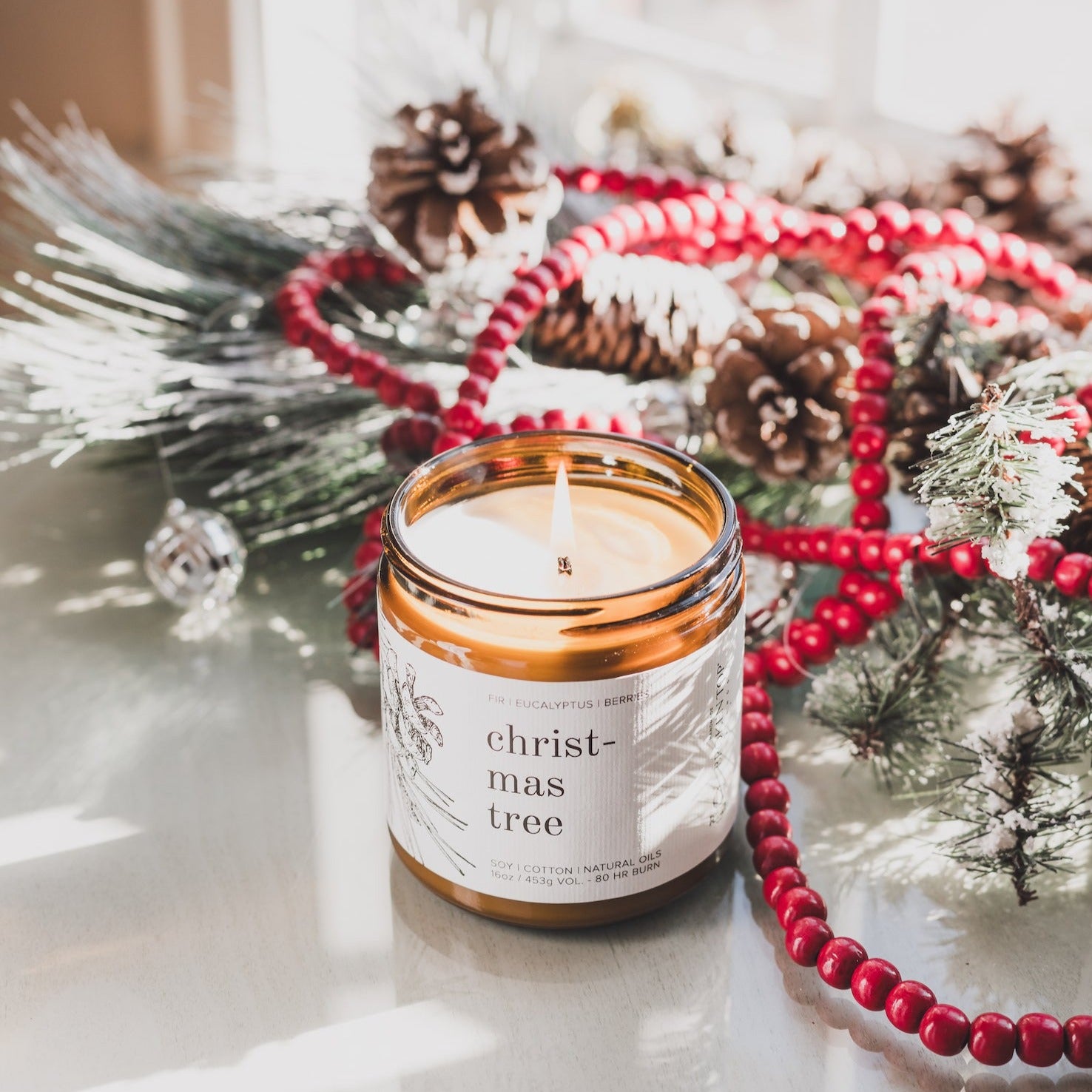 Christmas Tree Soy Candle