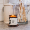 9oz Fresh Squeezed Soy Candle on a kitchen countertop. 