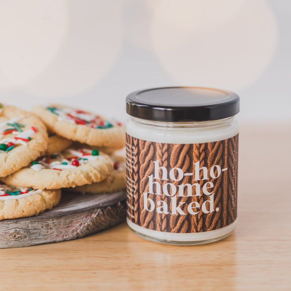 Ho-Ho-Home Baked Soy Candle