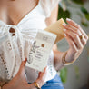 Lavender Mint Bar Soap being unboxed. 