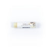 Vanilla Lip Balm on white background. 