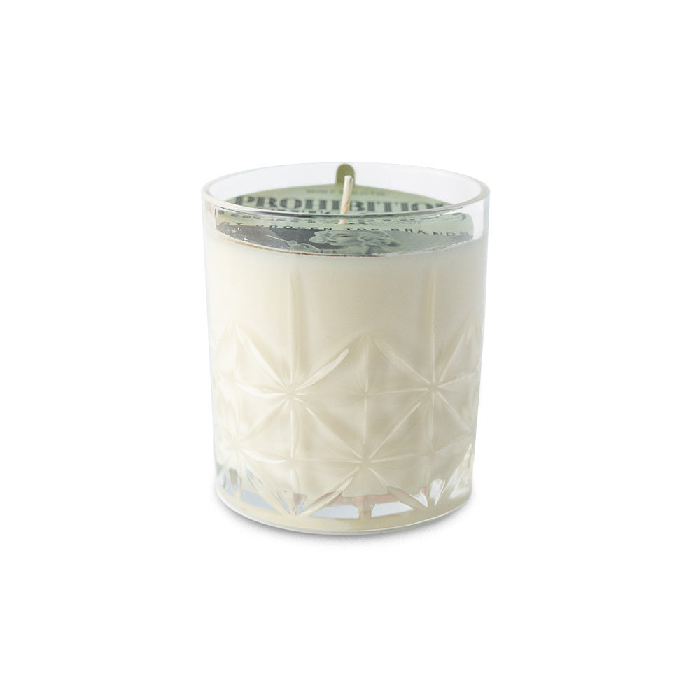 11oz Mint Mojito Soy Candle on white background. 