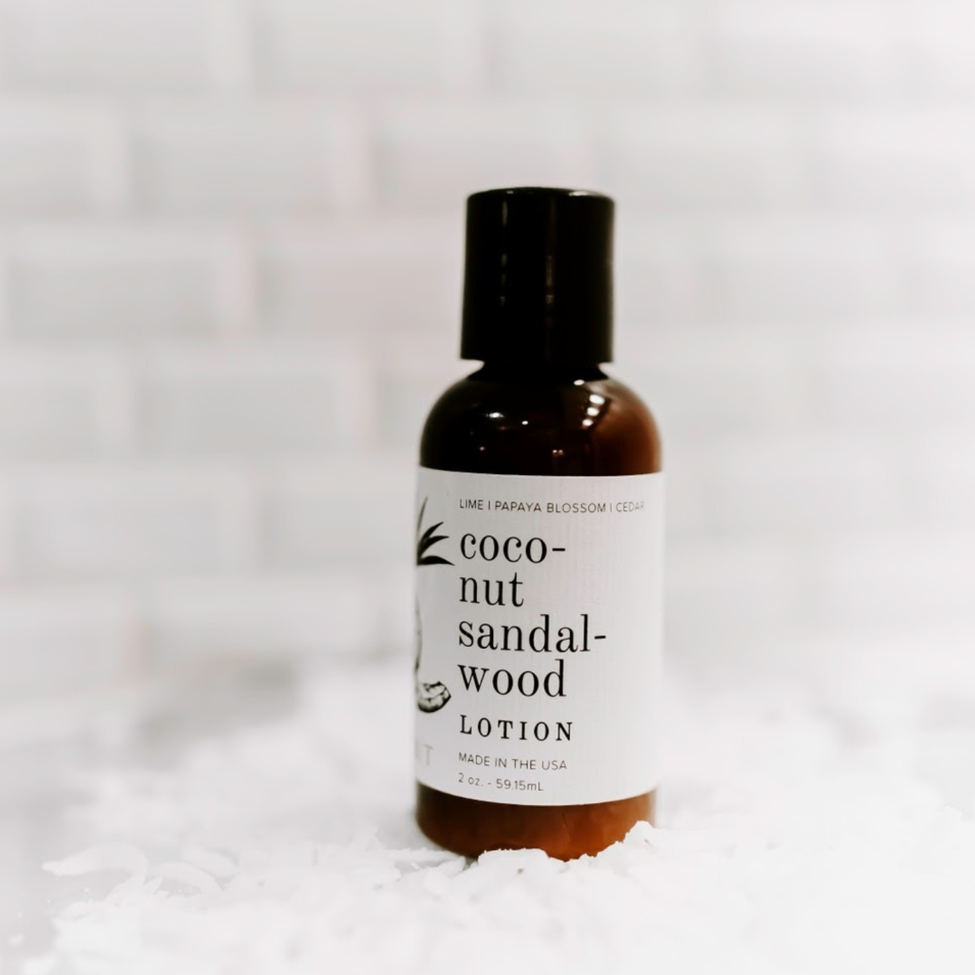 2oz Coconut Sandalwood Body Lotion