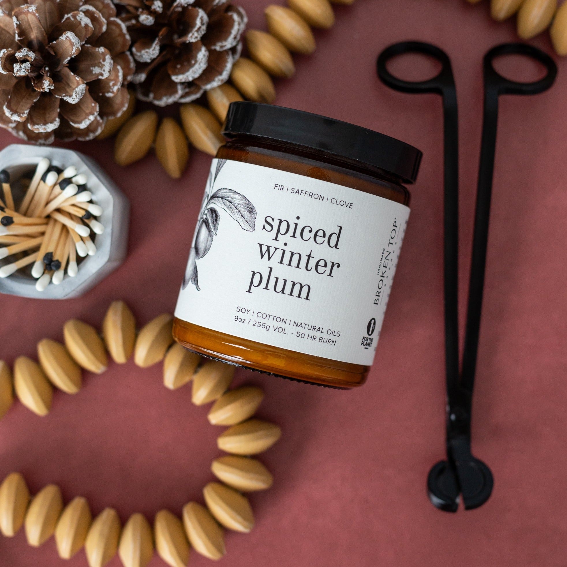Spiced Winter Plum Soy Candle