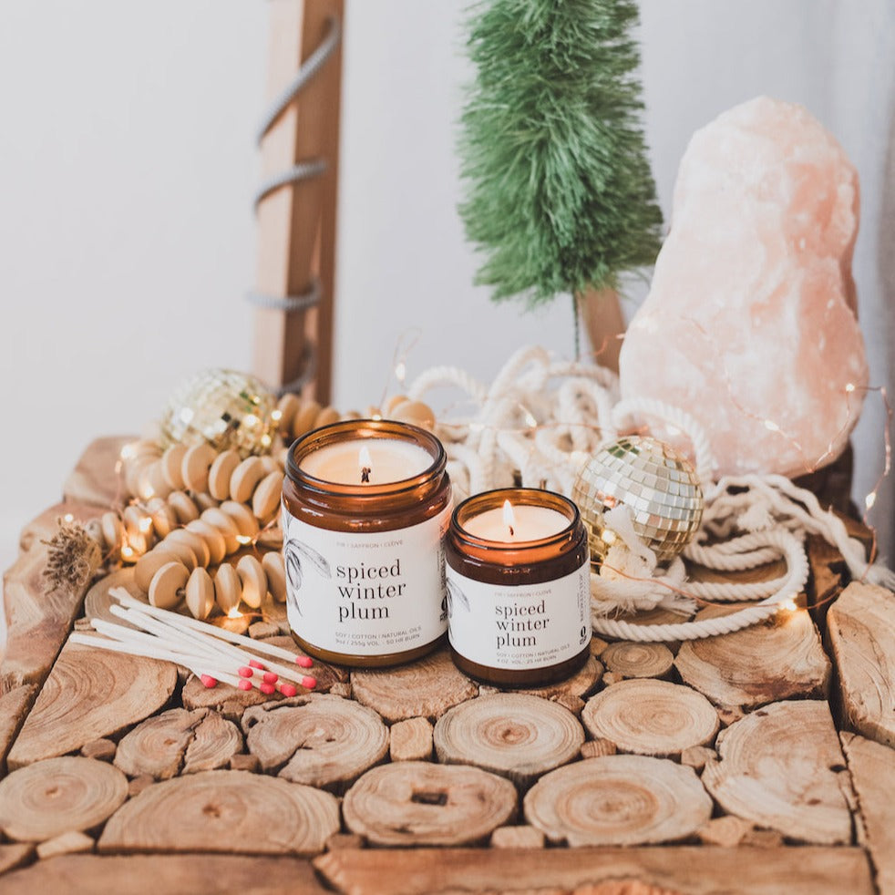 Spiced Winter Plum Soy Candle