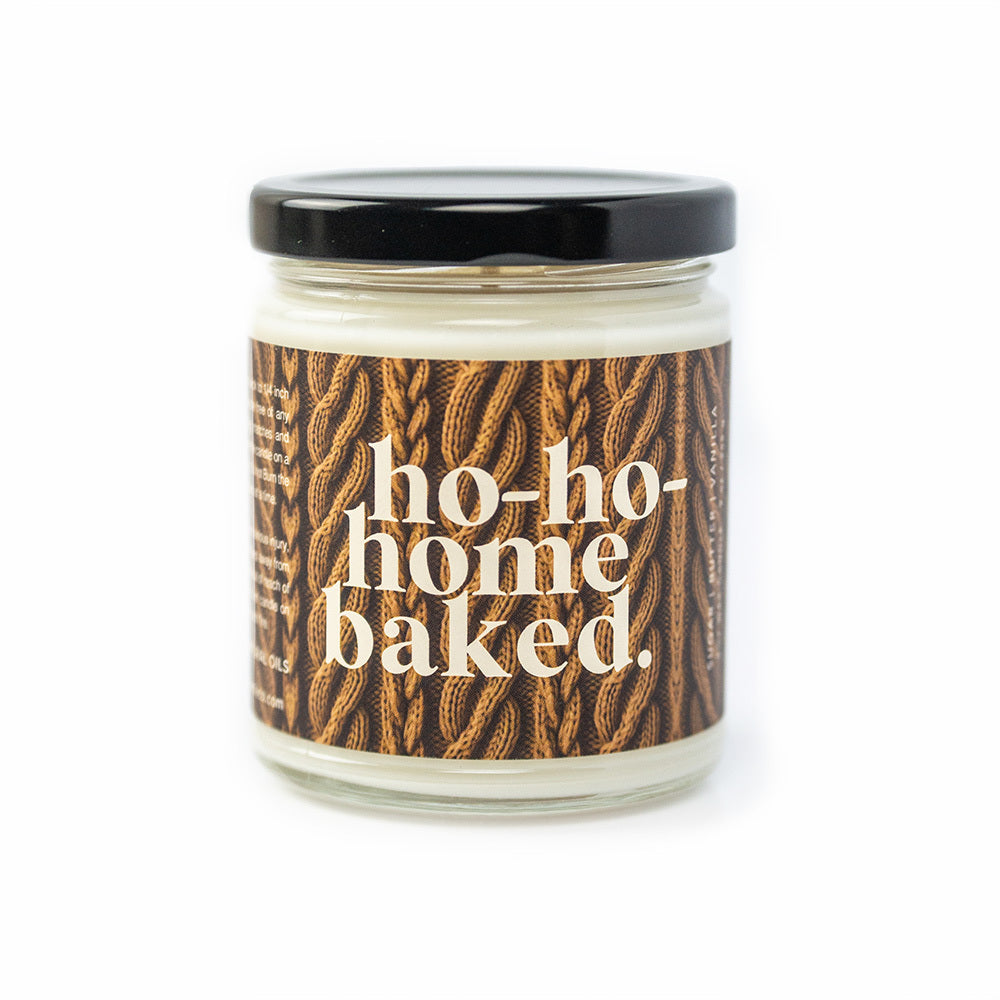 Ho-Ho-Home Baked Soy Candle