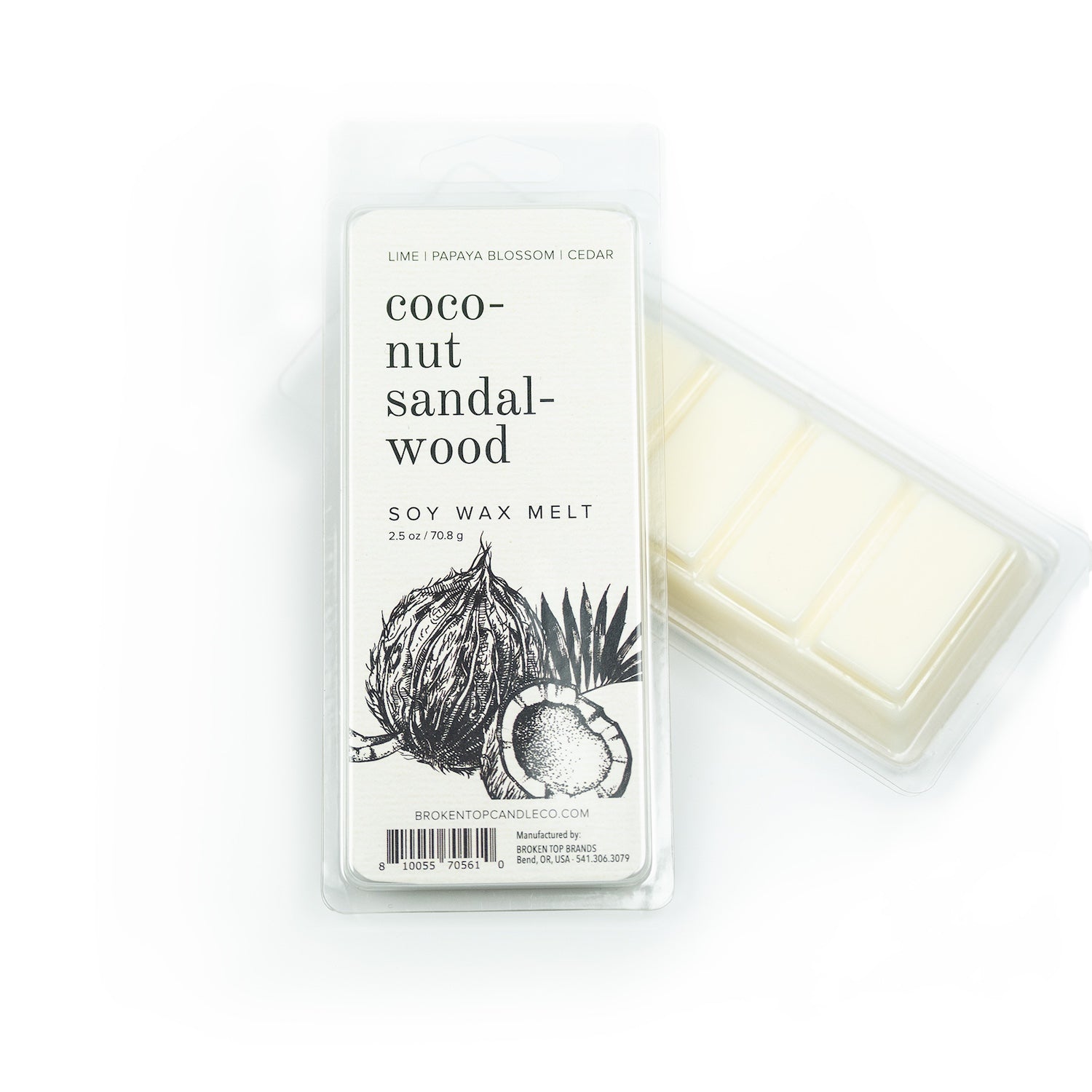 Coconut Sandalwood Soy Wax Melt