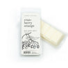Cranberry Orange Soy Wax Melt on white background. 
