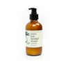 8oz Coconut Sandalwood Body Lotion on white background. 