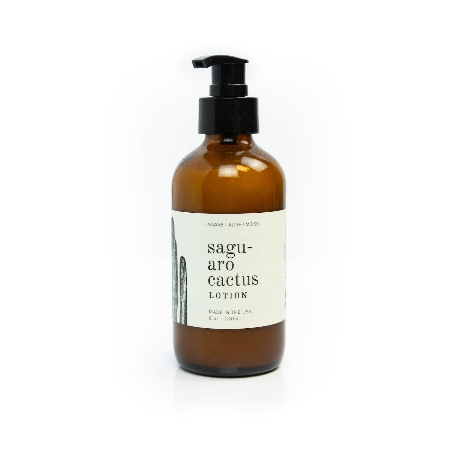 8oz Saguaro Cactus Body Lotion on white background.