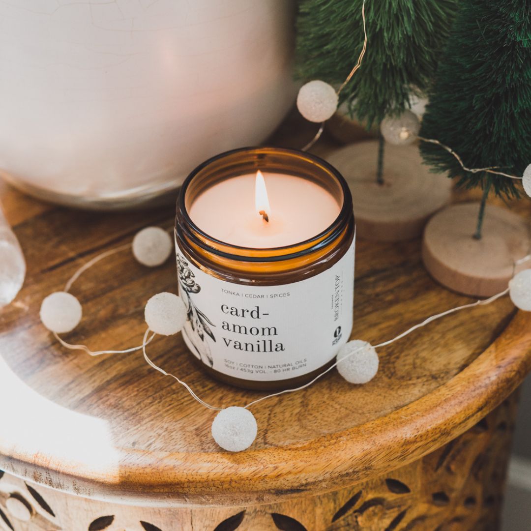 Cardamom Vanilla Soy Candle