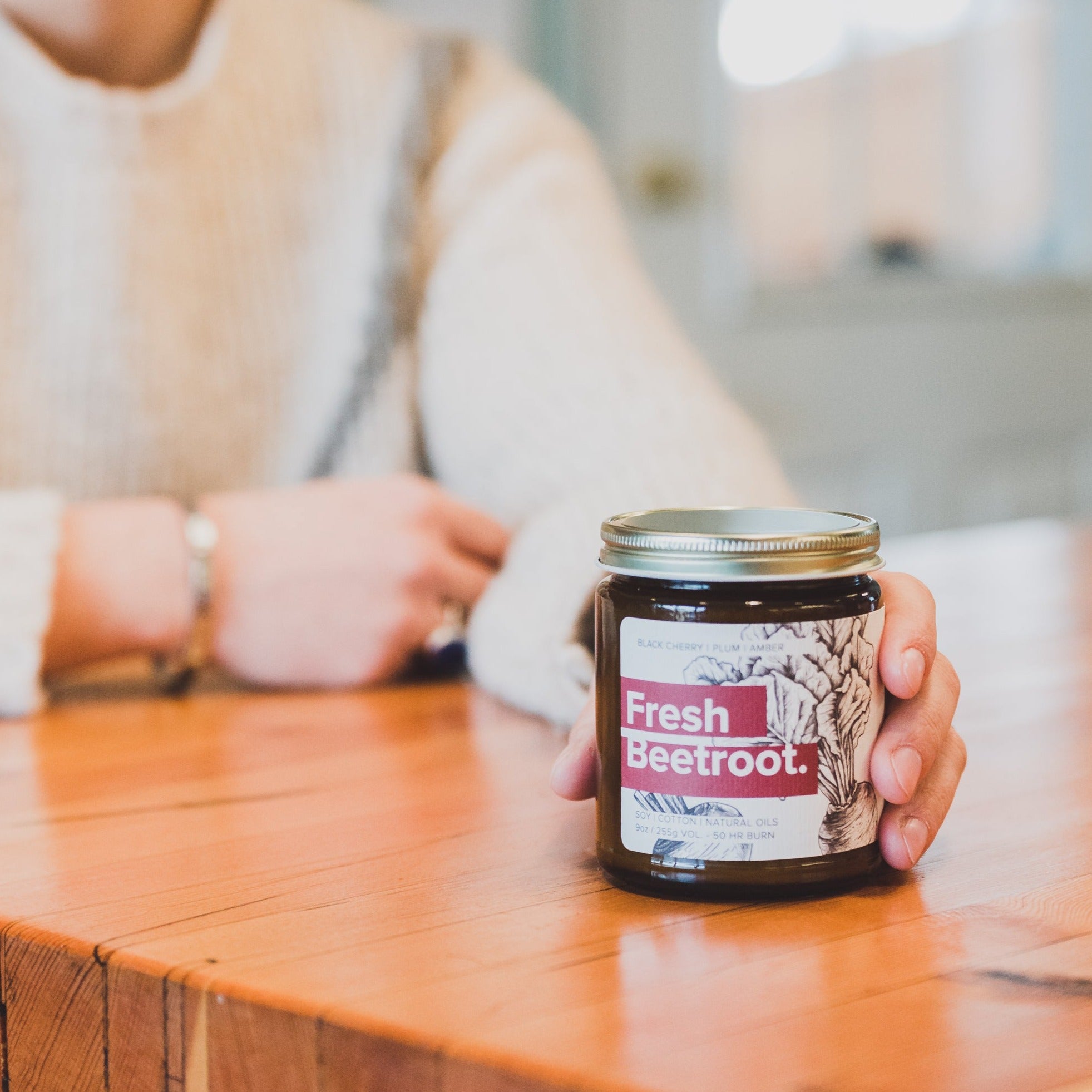 Fresh Beetroot Soy Candle