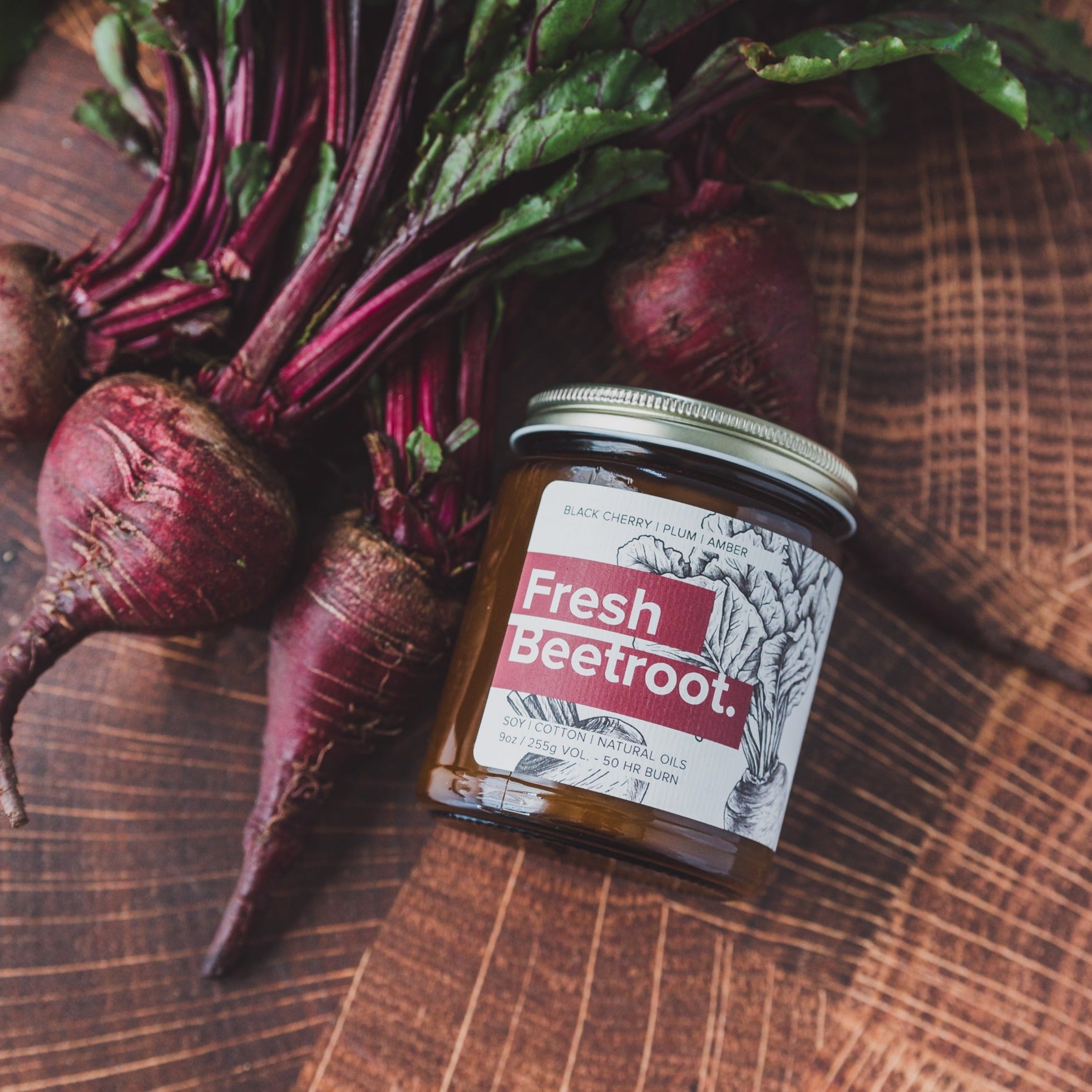 Fresh Beetroot Soy Candle