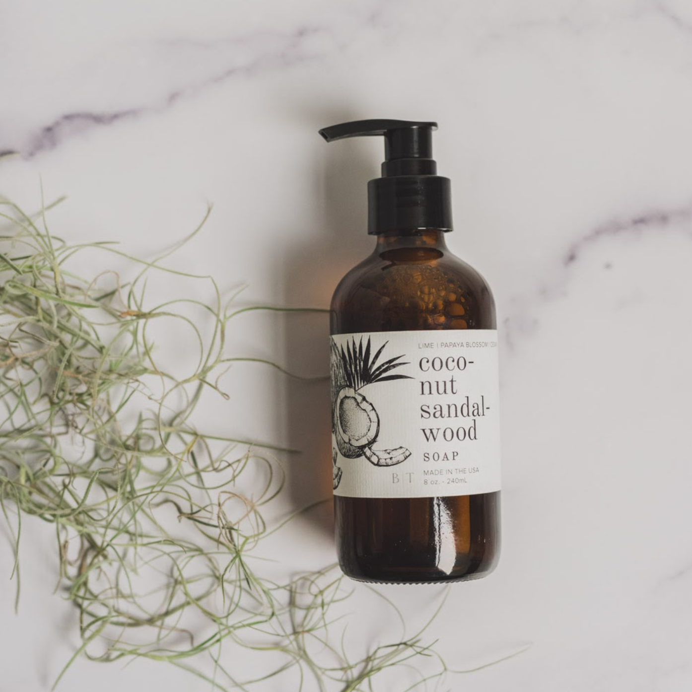 Coconut Sandalwood Liquid Soap